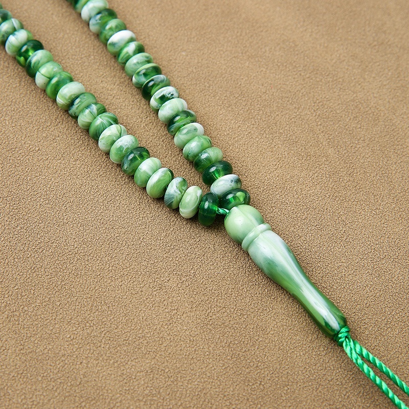 Tisbiha 99 prayer praise beads, holding Arabic bracelets, Muslim jewelry
