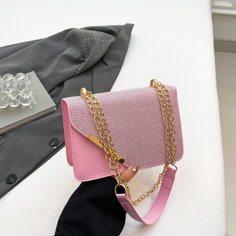 Free Delivery Designer Bag Women's Minimalist Chain Shoulder Crossbody 2025 Winter New Item Niche Design Versatile Ins Small Square Korean Versio