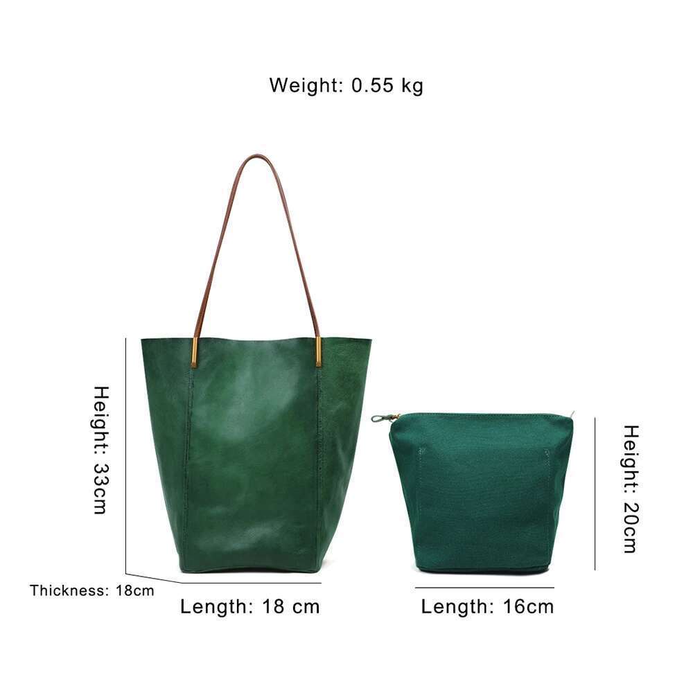 JOGUJOS Genuine Handbags Women Ladies Fashion Designer Shoulder Bag Tote Bags Real Leather Sac A Main