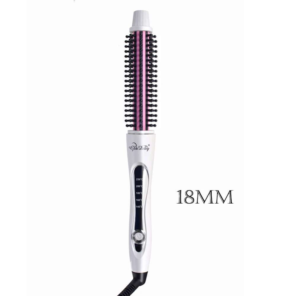 Straightening Brush Hot Heating Straight Styler Corrugation Curling Iron Hair Curler Comb