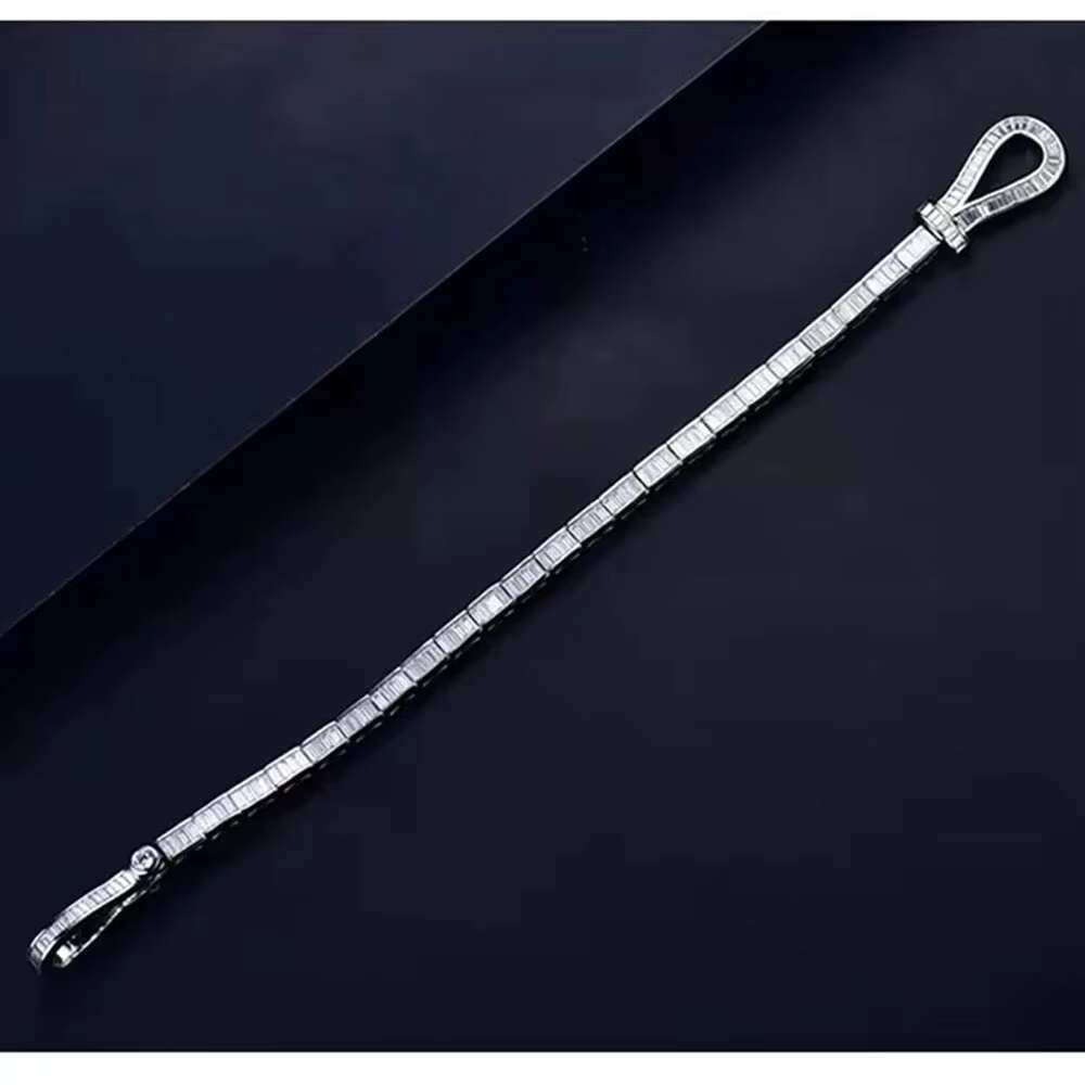 Wong Rain 100% Sterling Sier Lab Sapphire Gemstone Sparkling Bracelets Fine Couple Jewelry Anniversary Gifts Wholesale