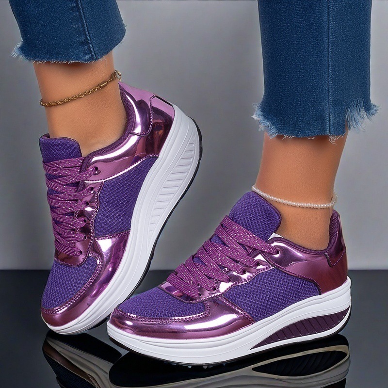 Dad S Ins Trendy Thick Sole Height Increasing Rocking Women S Mesh Breathable Sports Casual Shoes And Leisure Shoes Size Large Ddmysaturn