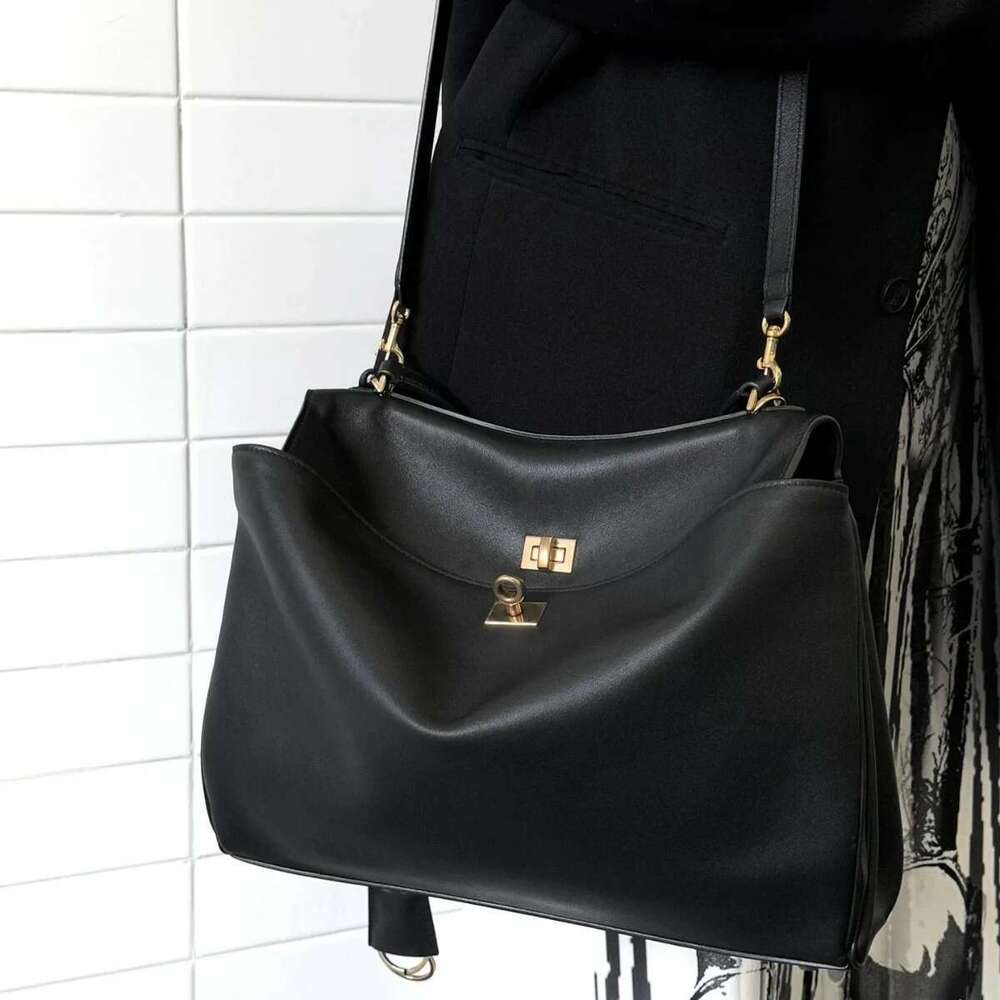 2025 Brand Rodeo New Spring Genuine Leather Handbags Fashion Gold Buckle Totes Women Shoulder Bags