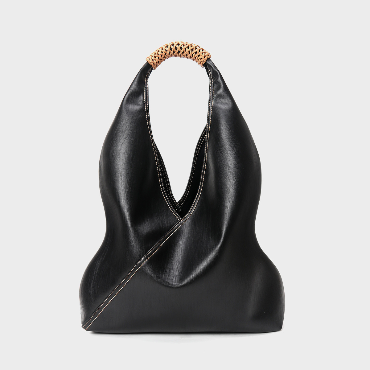2025S Designer Large Capacity Light Luxury New Leather Women Commuter Underarm Handbill Shoulder Tote Bag