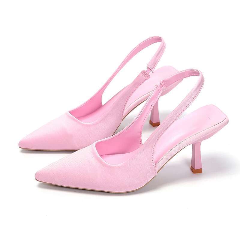 New Autumn Shoes Fashion Pumps Pointed Toe High Heels Shallow Women's Sandals