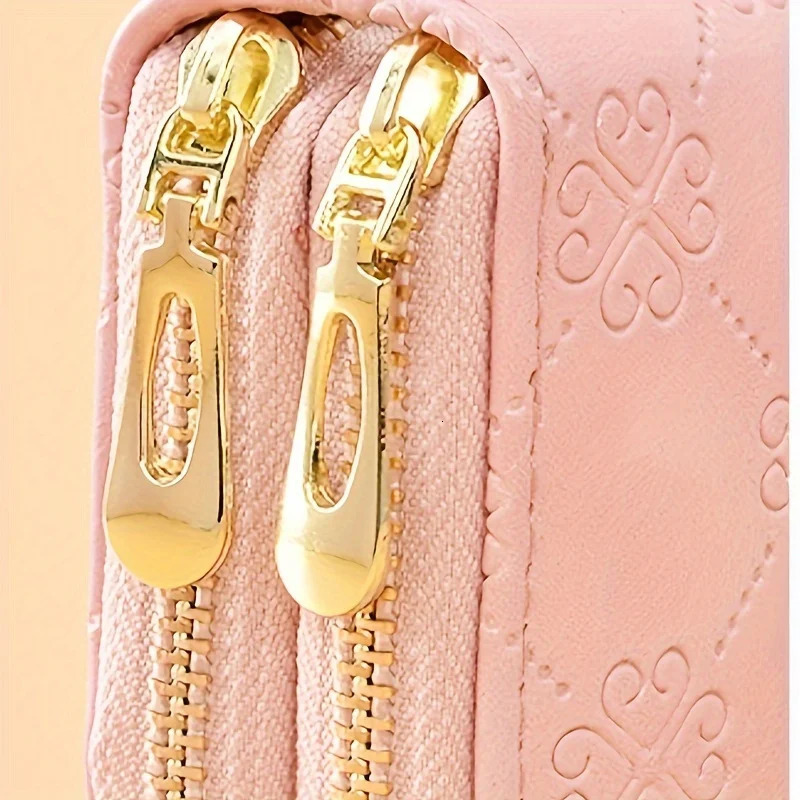 Ladies Wallet Elegant Wallet Storage Portable Storage Wallet Large Capacity Wallet Double Layer Cell Phone Bag 250514