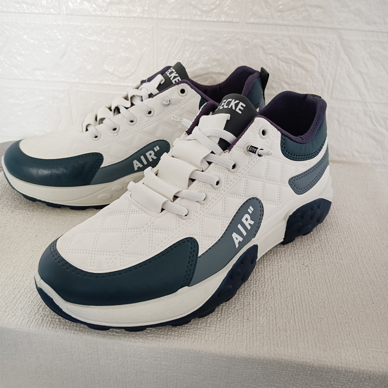 Fashionable dad for men 2025 autumn breathable Korean version comfortable running low cut fashionable men's sports shoes