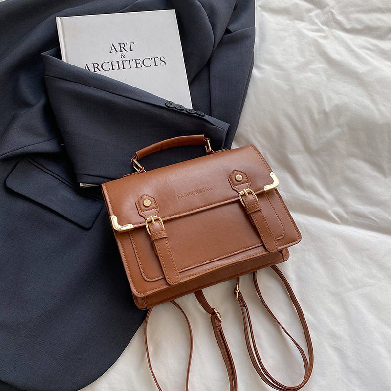 Academy Premium Women's Document Double Slant Cross Single Shoulder Luxury Bag Handheld New Free Delivery Designer Bag Small Bag Fashion Versatil