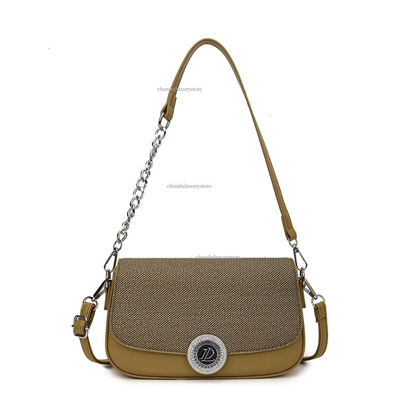 2025 Women's Fashion Shoulder Bag Free Shipping Designer Flip Top High Quality Contrastive Color Handbag Multi Functional Commuter Crossbody Bag 
