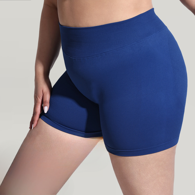 Plus Size Sports Peach Buttocks Shorts Running Skinny Buttocks Yoga Shorts Fitness Three-point Pants