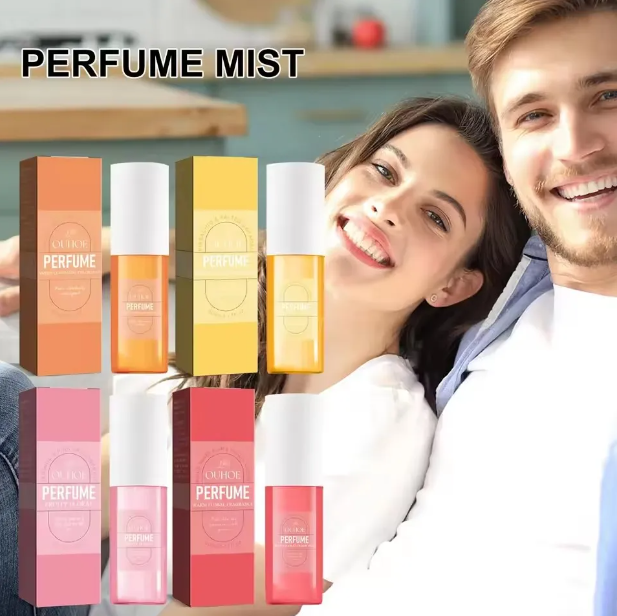Ouhoe 90ml Women Perfume Spray Improve Pheromone Spray Mild Charming Long Lasting Dating Natural Floral Scent Girl Perfume Set