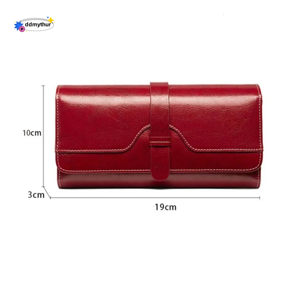 Designer Women's WalletsLong Handbags RFID Card Holder Wallet for Women Genuine Leather Purses High Quality Female Purse ddmythur