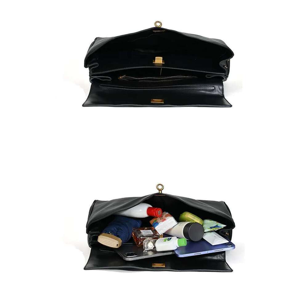2025 Brand Rodeo Woman Bags Spring Autumn Genuine Leather Totes Fashion Gold Buckle Women Shoulder Handbags