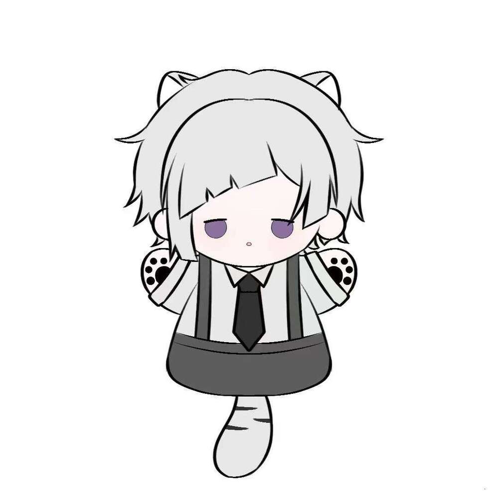 Wenhao doujin doll Zhongyuan Dazai Edo River Akutagawa Nakajima Atsushi Handdoll Cotton Wild Dog Doll