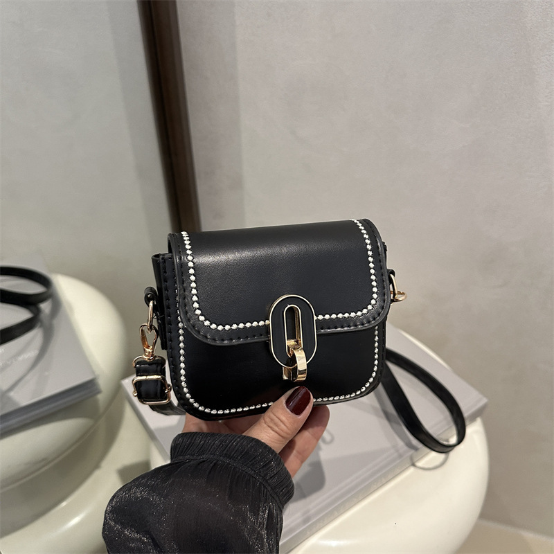 Bag Women's Luxury 2025 New Versatile Shoulder New Free Delivery Designer Bag Texture Crossbody Small Luxury Bag Square Bag Popular This Year Nic