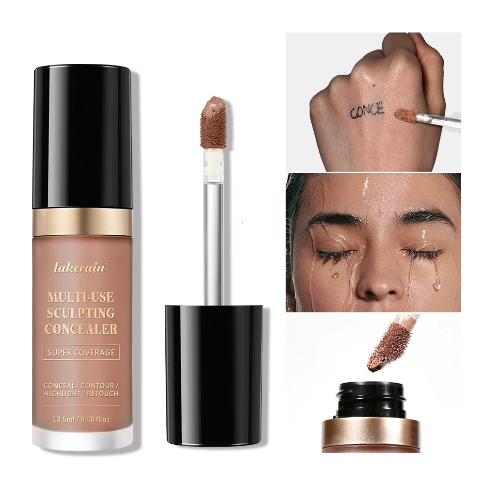 Super Coverage Concealer Multi-Use Cream Oil Free Long Lasting Hydrating Cover Contour Highlight and Retouch Face Makeup 250512