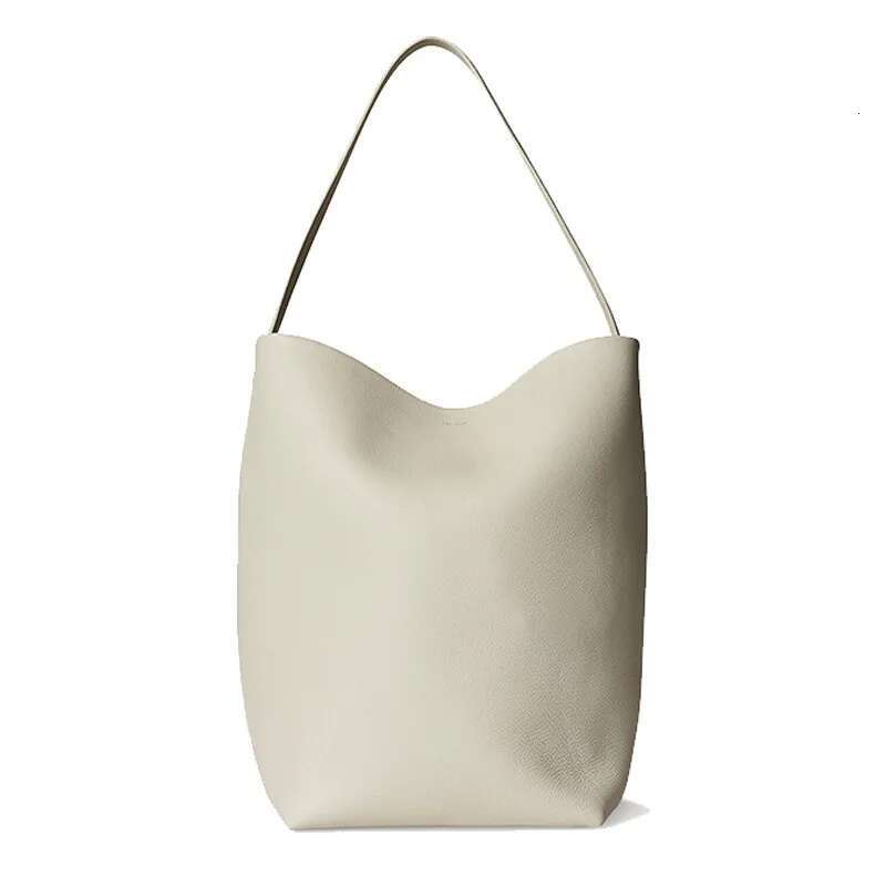 Bucket Niche Tote Large-Capacity Genuine Leather Women's Bag, Simple And Fashionable Single-Shoulder Bag For Women