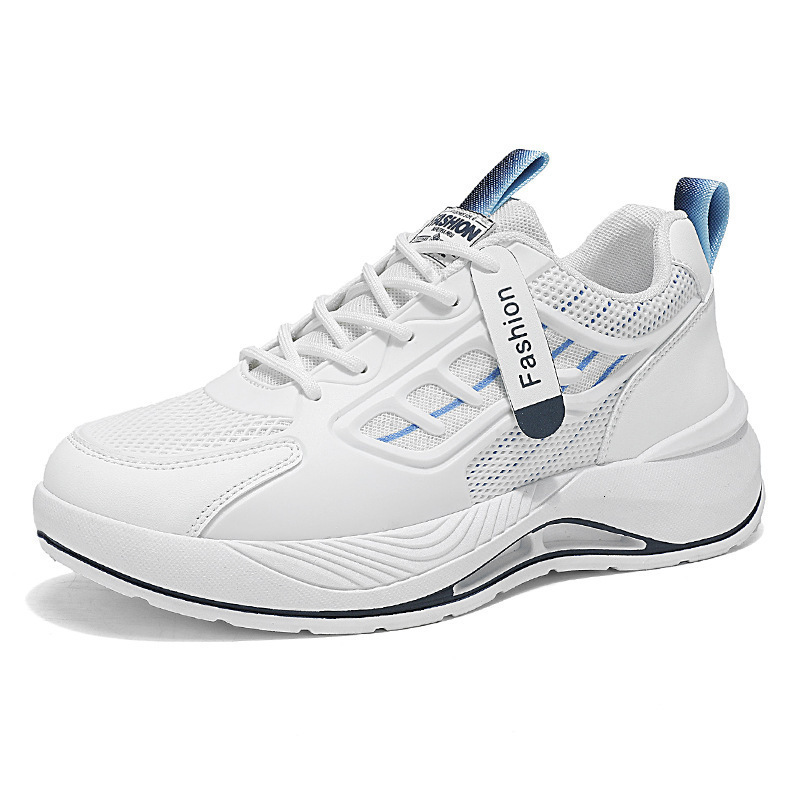 Summer Casual Shoes New Breathable Mesh White Men S Versatile Thick Soled Sports Casual Dad Trendy Shoes Ddmysaturn