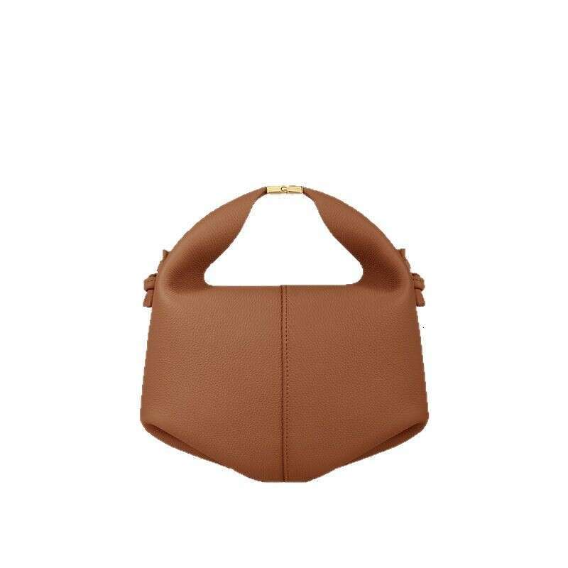 Women's Bags Designer Bento Cowhide Shoulder Crossbody Elegant Women's Bag, Commuting Casual Dumpling Handbag