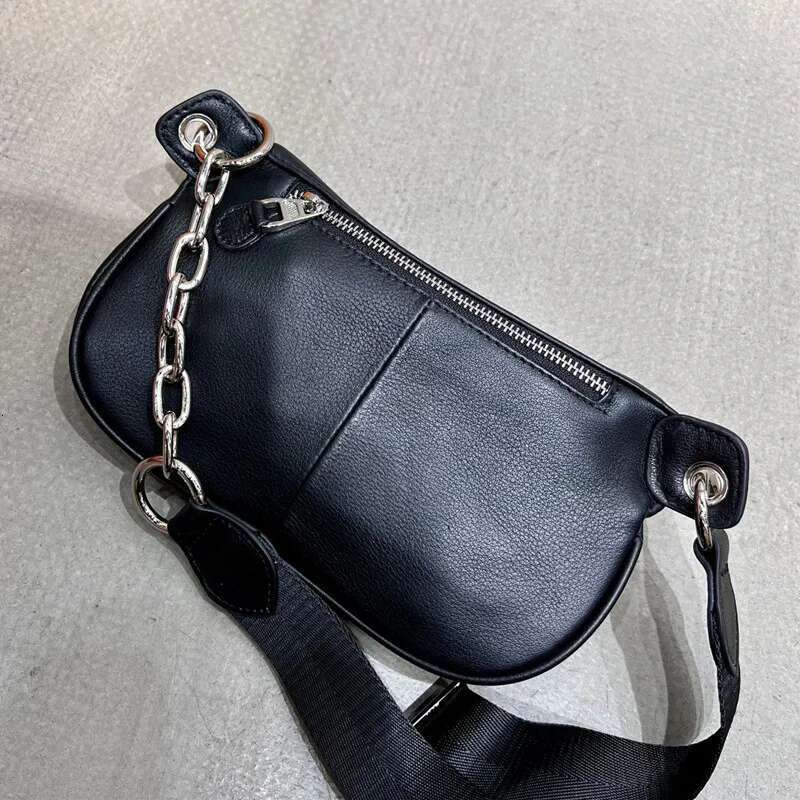 Natural Crossbody For Women Real Genuine Leather Shoulder Bag Vintage Solid Color Designer Female Travel Chest Bags