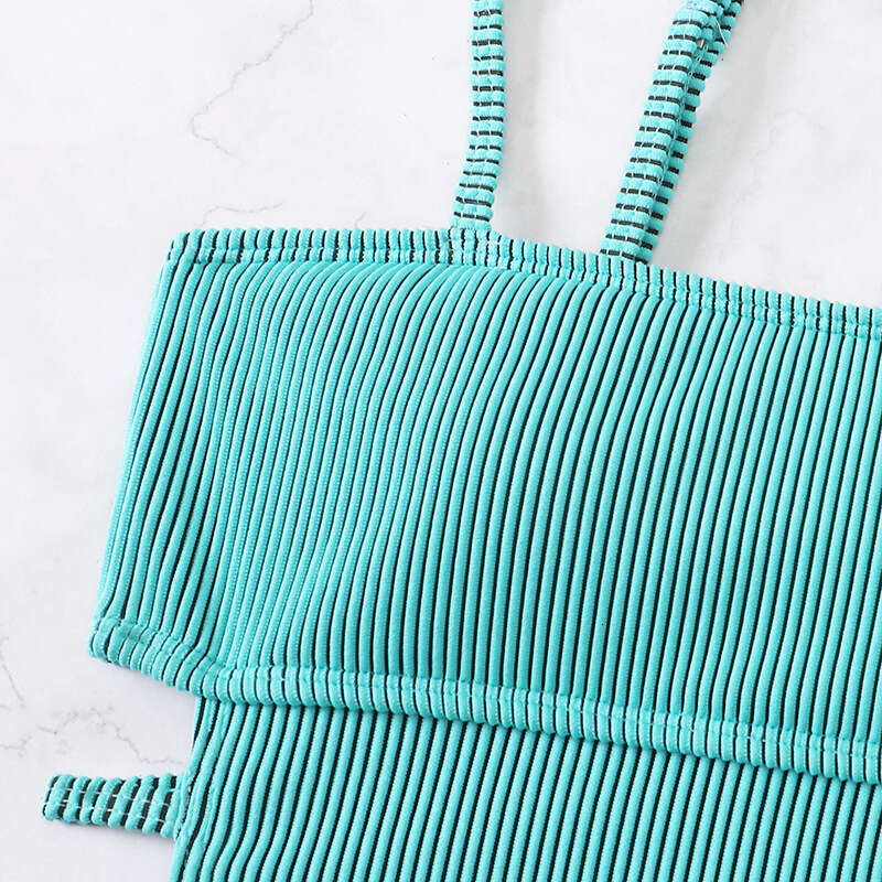 European and American sexy one-piece bikini wholesale swimsuit women's 2025 new casual versatile fashion clothing