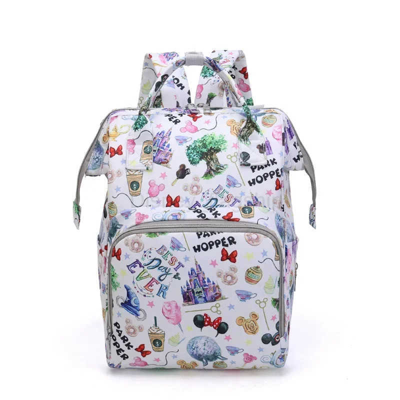 Disney New Backpack Simple and Fashionable Outing Mother and Baby Bag Casual Large-capacity Trendy and Fashionable Mommy BagXJ250515