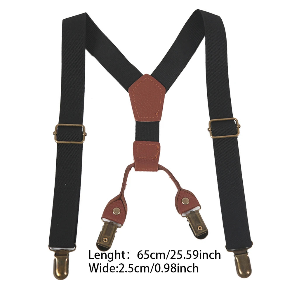 Cute Children Belt Boys Girls Colorful Suspenders Clip-on Y-Back Braces Elastic Adjustable Kids Formal Wear Accessories Gift 250515