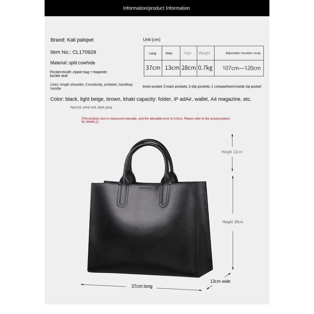 Genuine Leather Women's Handbags 2023 Fashion Tote Commuter 14 Inch Computer Bag Business Briefcase Shoulder Crossbody Bags