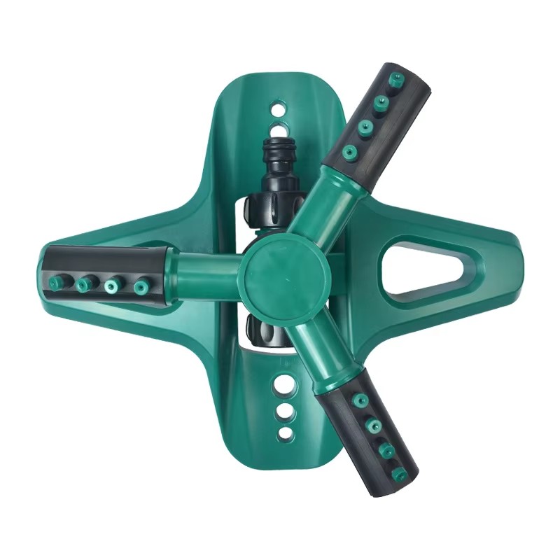 Rotating head, automatic sprinkler, 360 degree lawn greening sprinkler system, coog system for irrigating land and gardens