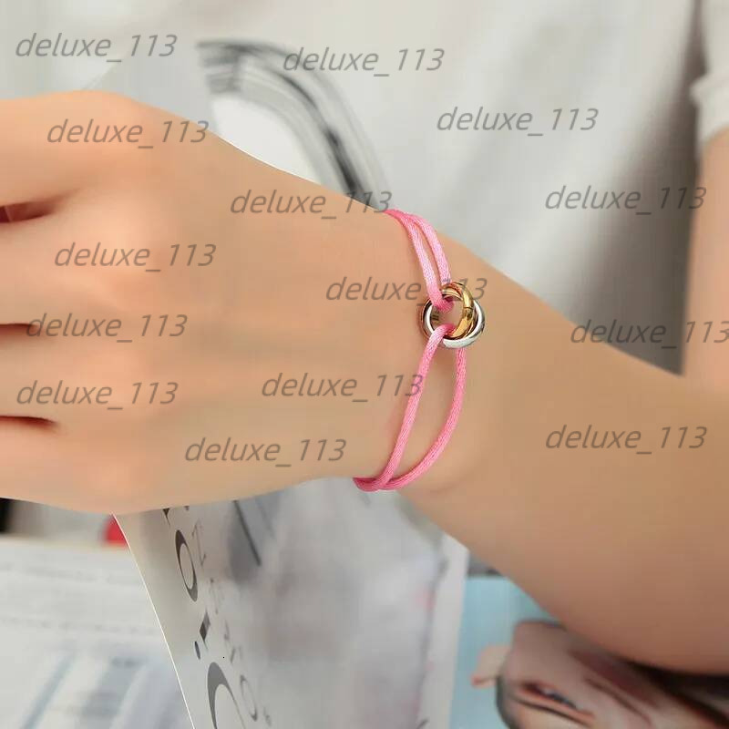 Three Ring Bracelet Stainless Steel Jewlery For Women Armreif Bracciale Pulsera Bracelets Designer Jewelry