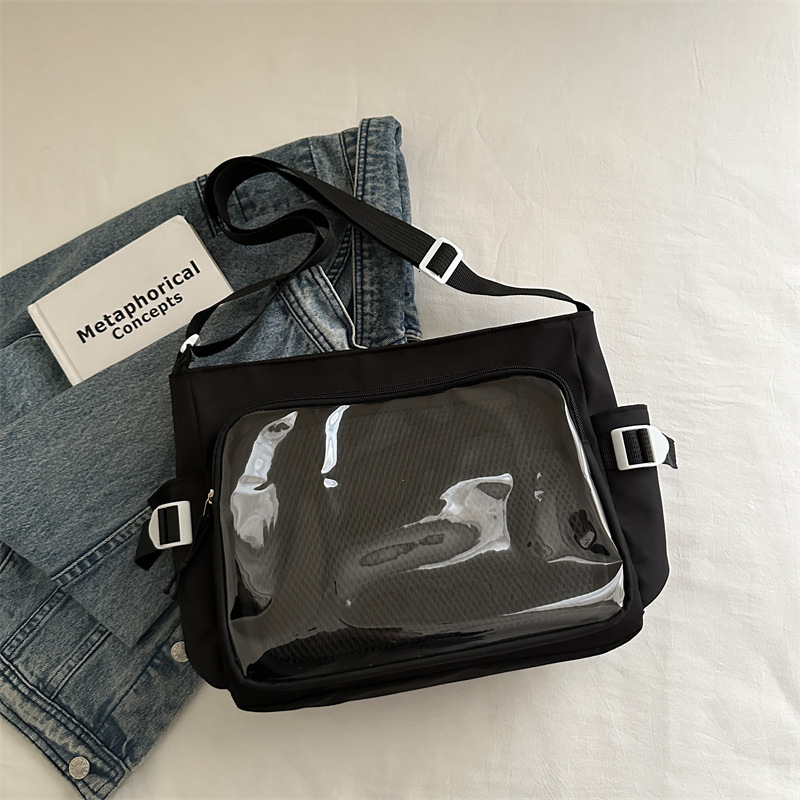 2025 Spring/summer Ins Style Transparent Luxury Bag Campus Versatile Large Capacity Simple Single Shoulder Crossbody New Free Delivery Designer Bag Fo