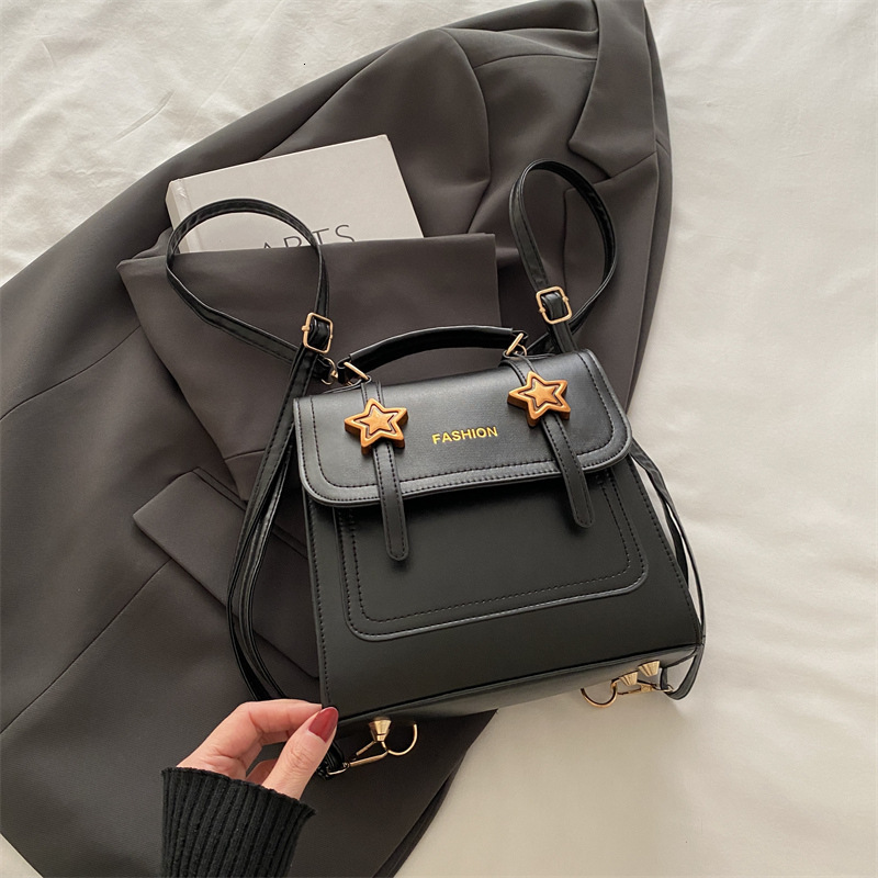 Free Delivery Designer Bag Korean Version Small 2025 Commuter Feminine Style New Student Backpack Texture Hand Trend Luxury Bag