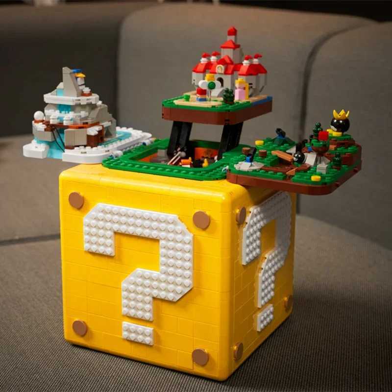 Free shipping New 64 Question Mark Building Block Cpatible 71395 Toys Boys Girls Kit Model Adts B Christmas Gifts for Kids