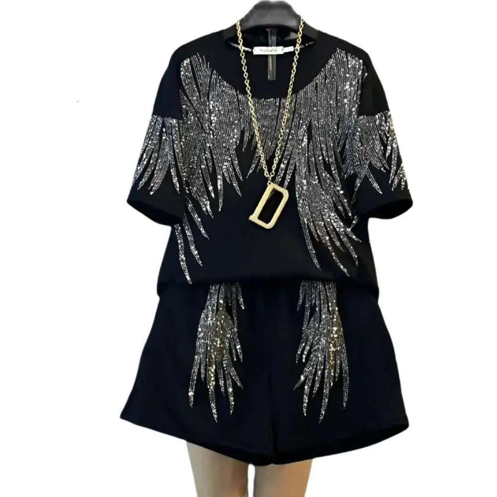4XL Plus Size Clothes Summer Outfits for Women 2 Piece Tops Shorts Sets Oversized Elegant Women's Set Streetwear Y2K