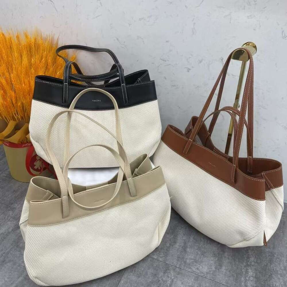 Women's Bags Designer Cymetisse Knitted Splicing Handheld Single Shoulder Large Capacity Commuter Women's Tote Bag