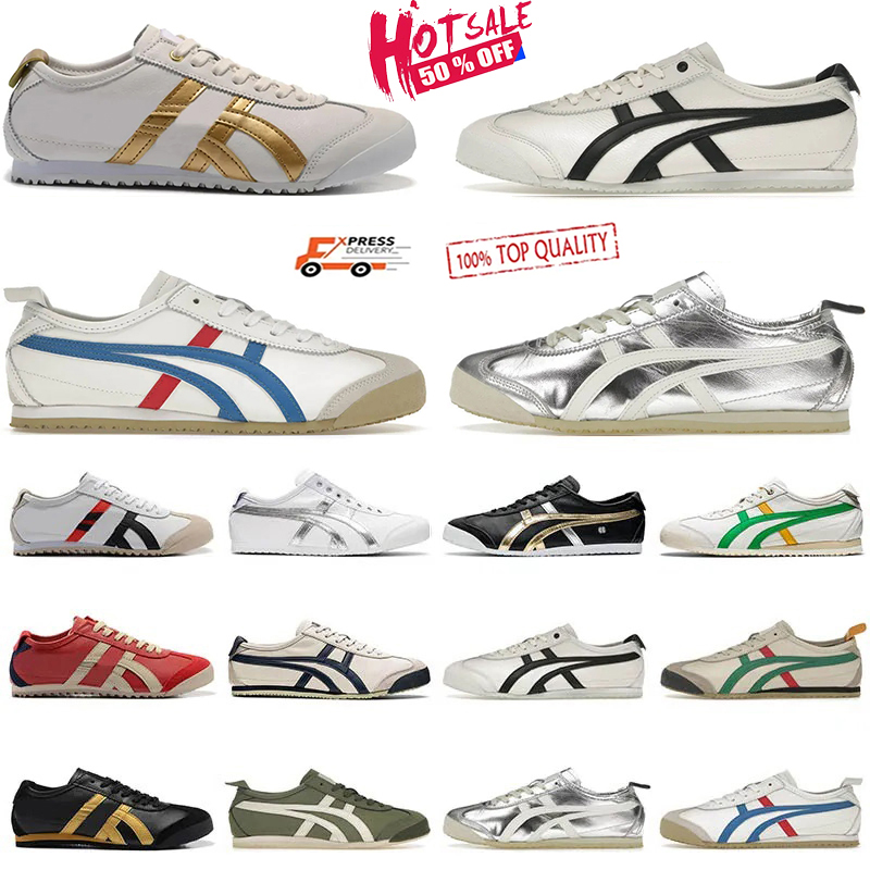 Designer shoes Men Women Running platform Mexico 66 Mantle Green Cream Tokuten White Pure Sier Off Sports Trainers Sneakers