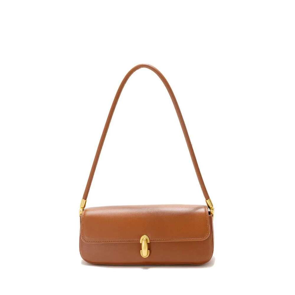Niche High-End Baguette Bags 2024 Spring And Summer New Foreign Style Versatile Armpit Simple Shoulder Women's Bag