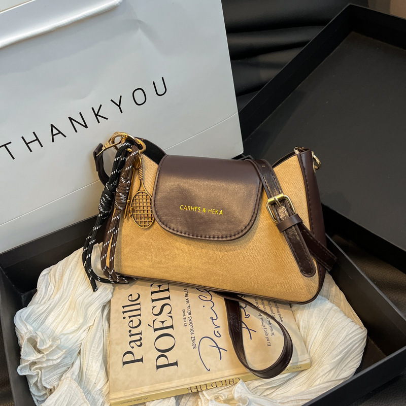 Free Delivery Designer Bag Large Capacity 2025 Winter Texture Women's Matte Small Square Underarm Single Cross Shoulder Bag With Beauty Luxury Ba