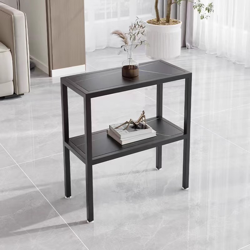 B5152 Sofa coffee table side table small apartment simple living room corner table double layer