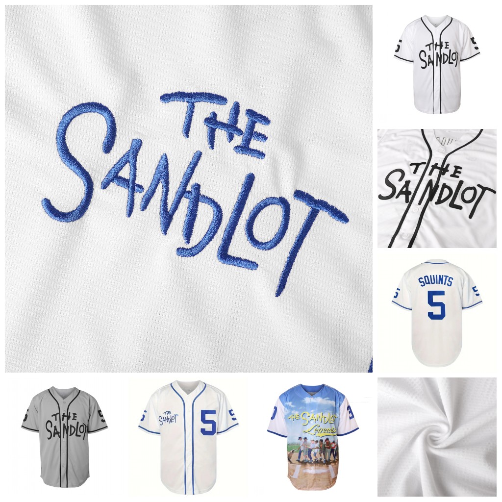 THE SANDLOT SOUINTS 5 YEAH 11 RODRIGUEZ 30 In Stock Wholesale Baseball Jeresys Quick Drying Moisture Conducting ,Quick Dry No Ironing ,Lightweight Bla