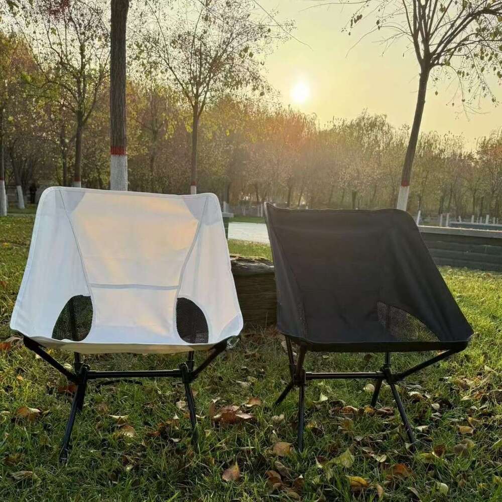 Outdoor Beach Fishing Camping Folding Moon Sports Space Chair Travel Portable Cycling