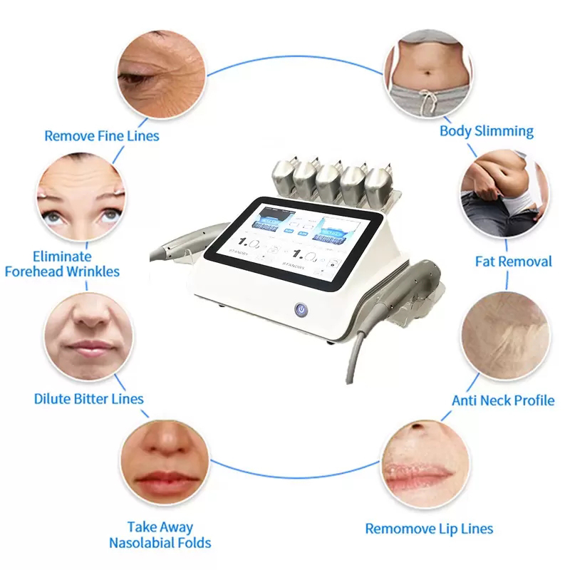 Facial lifting HIFU machine 7D hifu Anti-Aging Wrinkle Removal Skin Tightening Equipment