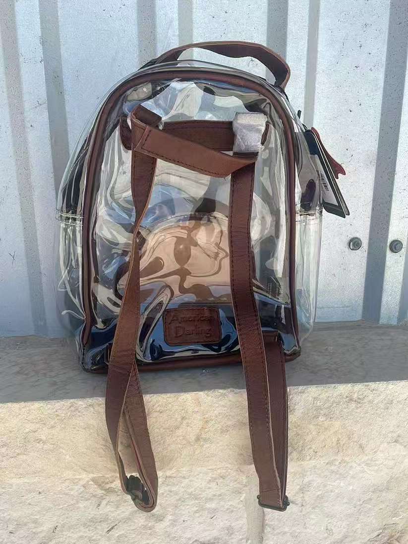 2025S designer ins PVC summer creative jelly women bag simple fashion travel backpack