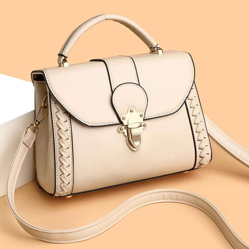 2025 New Trendy Western Style Fashion High End Soft Shoulder Simple Handheld Crossbody Women's Small Square Bag