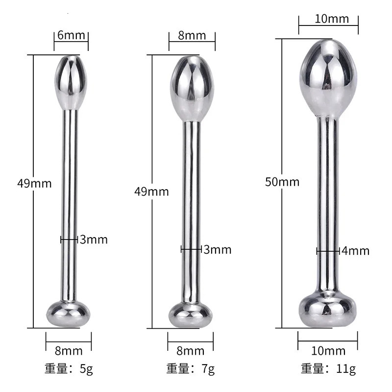 Metal Urethral Catheter Male Stainless Steel Horse Eye Urethral Plug Penis Headers Masturbator Adult SM Urethran Expander 250515
