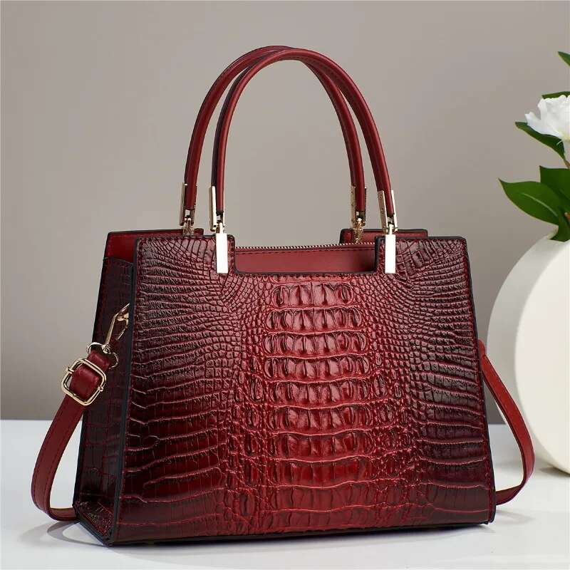 Brand Shoulder Bag High Quality Crocodile Patterned Crossbody Bags For Women Handbag Ladies Casual Tote Sac