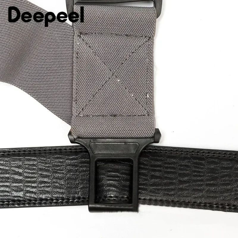 1Pc 5cm*120cm Adult Mens Elastic Wide Braces Mens Suspenders Adjustable X Type Strap Male Jockstrap Sport Work Suspender 250515