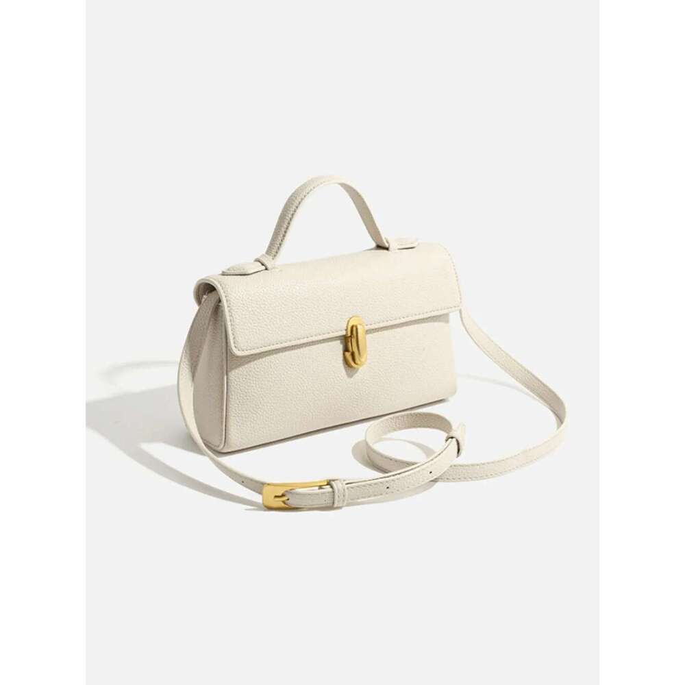 All-Match Exquisite Magnetic Square Casual Messenger Commuter Simple Soft Leather Purses Clemence Personalized Crossbody Bags