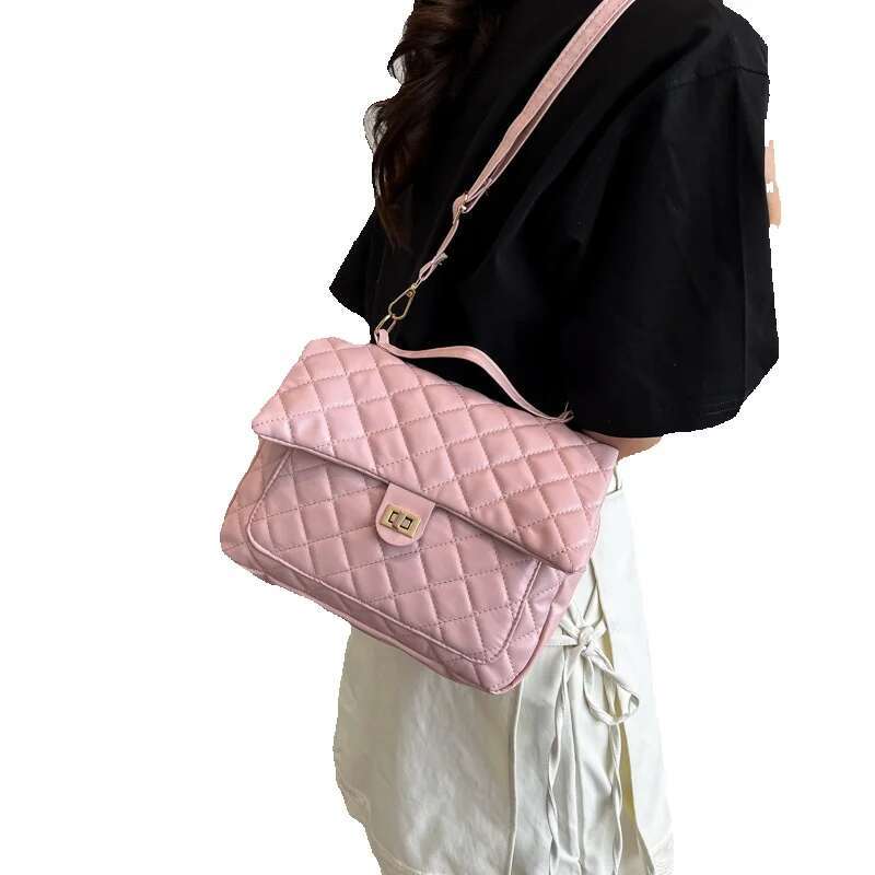 Top Quality Brand Free Delivery Designer Bag Three purpose Grid Backpack Solid Color New Women's Soft Leather Fashion Multi functional Shoulder B