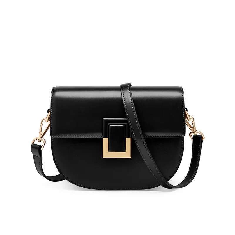Jonlily Women Genuine Leather Shoulder Female Fashion Crossbody Bag Casual Saddle Bags Handbag Daybag Purse -Kg852